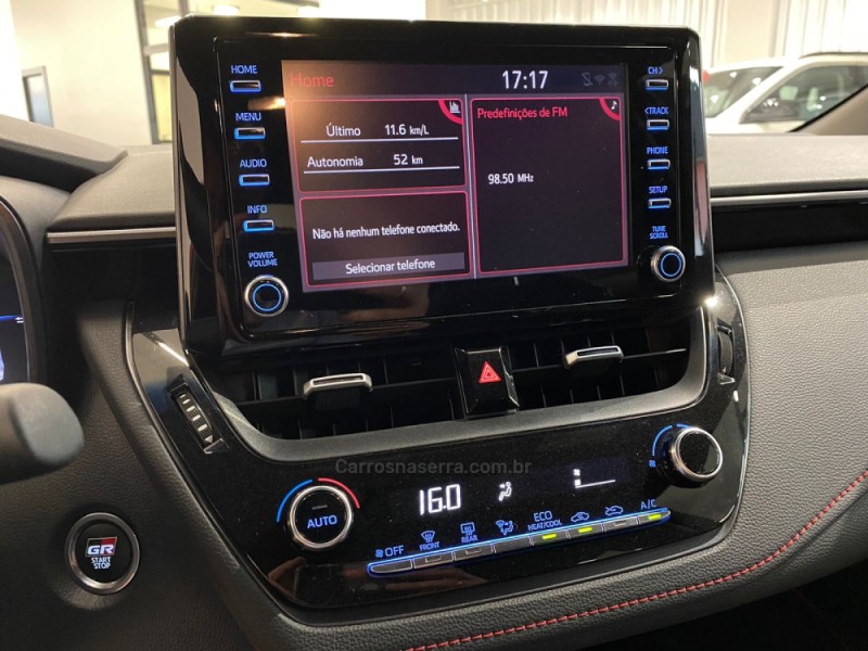 COROLLA 2.0 GR SPORT 16V FLEX 4P AUTOMÁTICO - 2022 - FLORES DA CUNHA