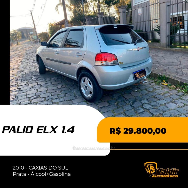 PALIO 1.4 MPI ELX 8V FLEX 4P MANUAL - 2010 - CAXIAS DO SUL