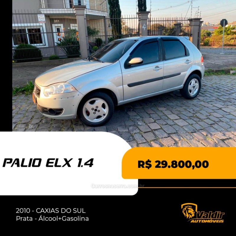 PALIO 1.4 MPI ELX 8V FLEX 4P MANUAL - 2010 - CAXIAS DO SUL