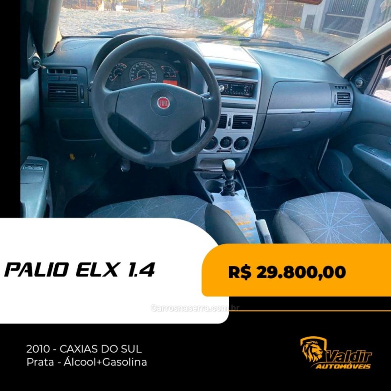 PALIO 1.4 MPI ELX 8V FLEX 4P MANUAL - 2010 - CAXIAS DO SUL