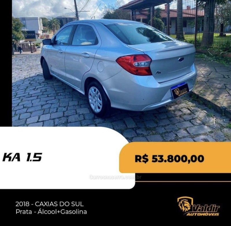KA  1.5 SE 12V FLEX 4P MANUAL - 2018 - CAXIAS DO SUL