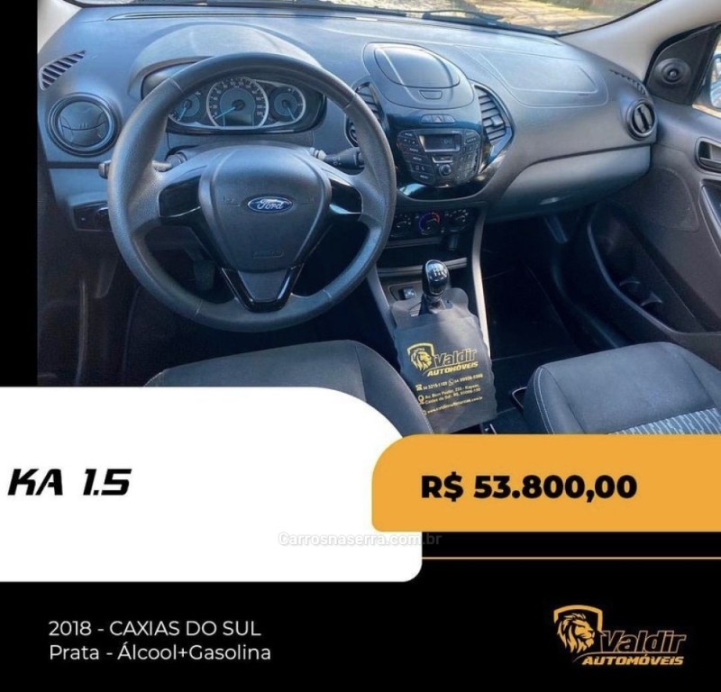 KA  1.5 SE 12V FLEX 4P MANUAL - 2018 - CAXIAS DO SUL