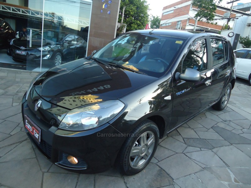 sandero 1.0 tech run 16v flex 4p manual 2014 novo hamburgo
