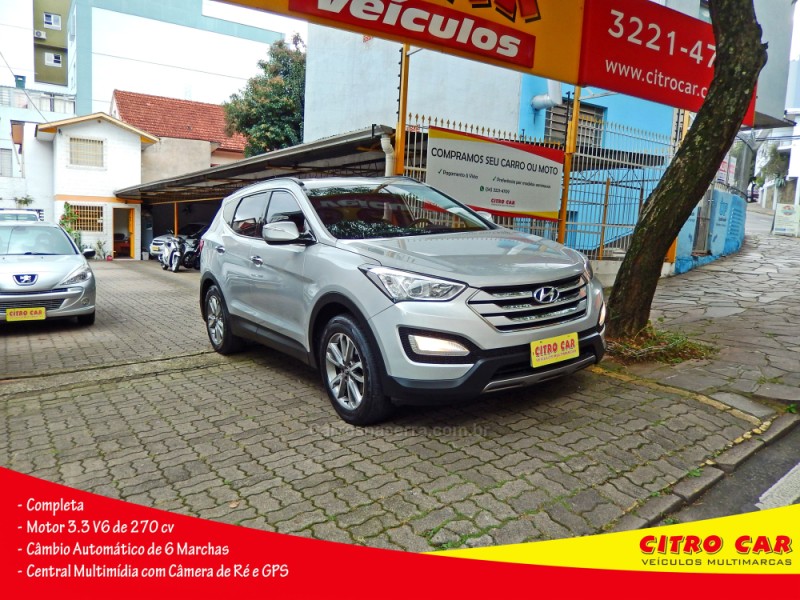 santa fe 3.3 mpfi 4x4 v6 270cv gasolina 4p automatico 2014 caxias do sul