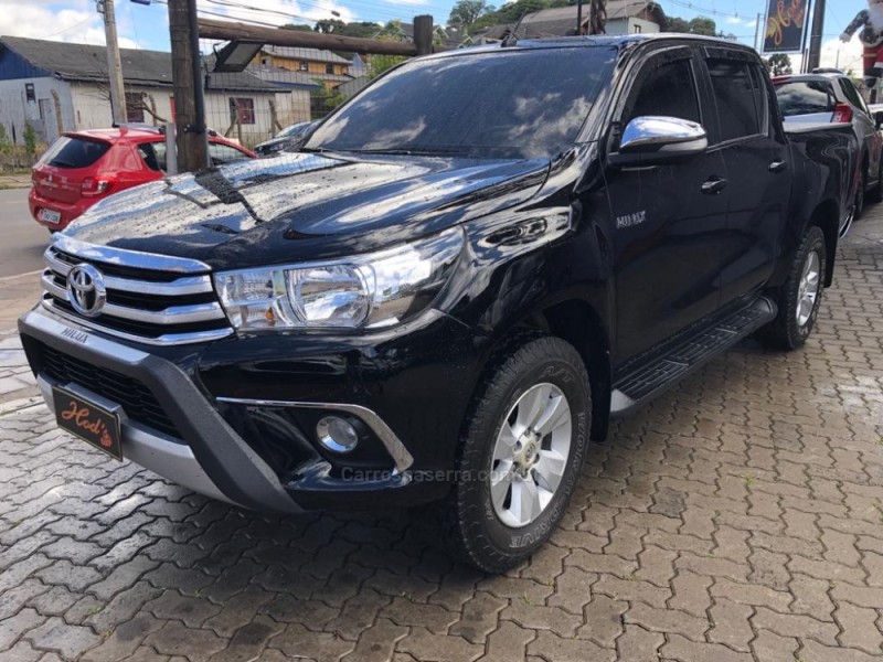 hilux 2.8 srv 4x4 cd 16v diesel 4p automatico 2016 canela