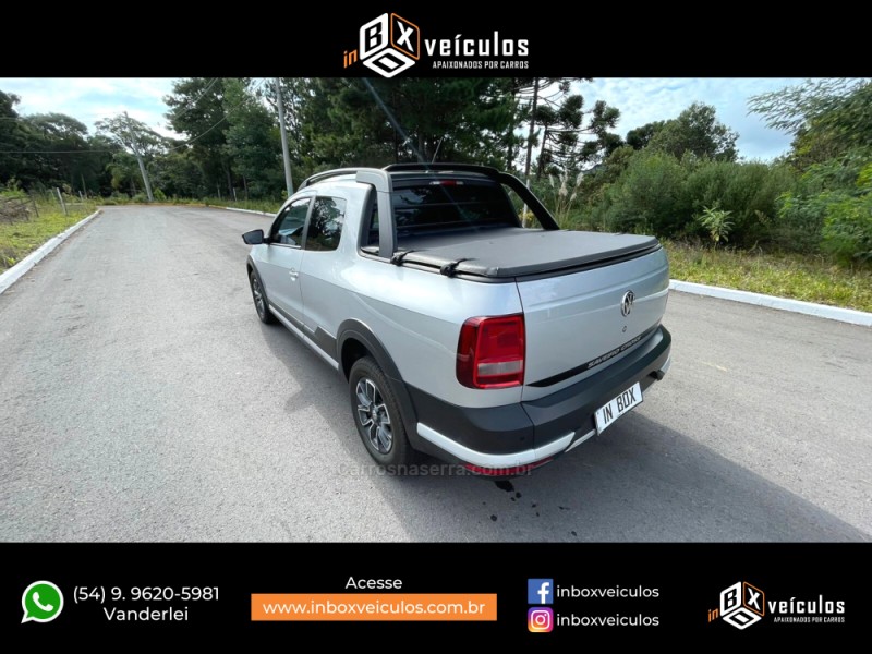 SAVEIRO 1.6 CROSS CD 16V FLEX 2P MANUAL 2021 - GRAMADO - Carros na Serra