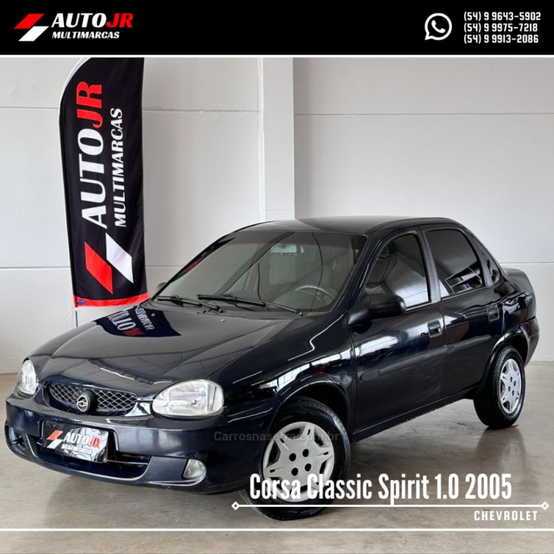 CORSA  MPFI CLASSIC SEDAN SPIRIT 8V FLEX 4P MANUAL 2005 - VACARIA -  Carros na Serra