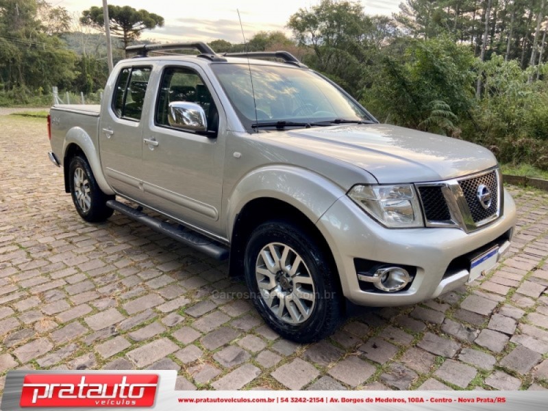 FRONTIER 2.5 SL 4X4 CD TURBO ELETRONIC DIESEL 4P AUTOMÁTICO - 2015 - NOVA PRATA