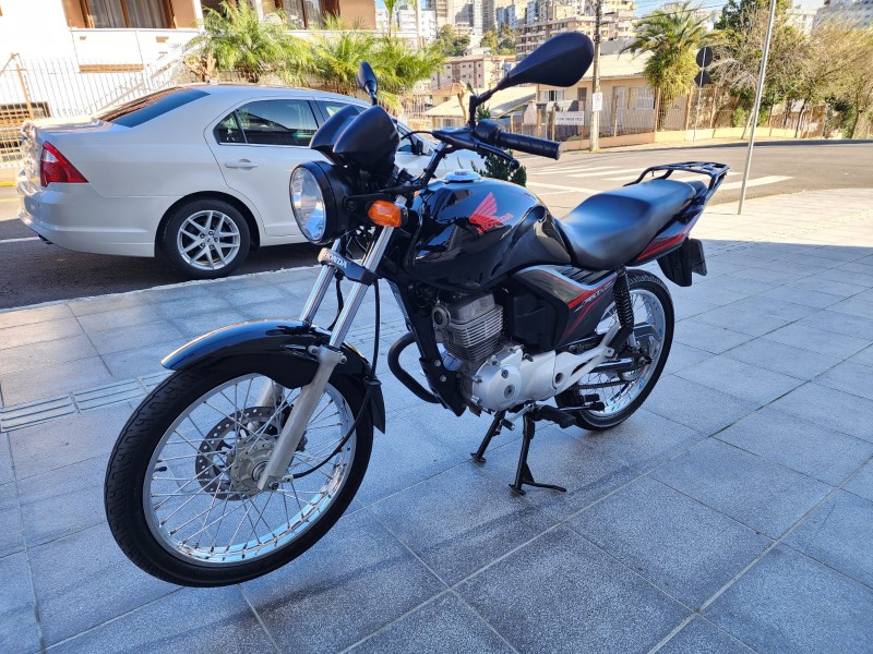 Honda CG 150 Fan ESI 2013 Preta, KM Motos