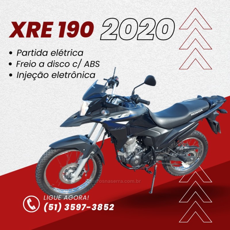 XRE 190 ABS  - 2020 - CAMPO BOM