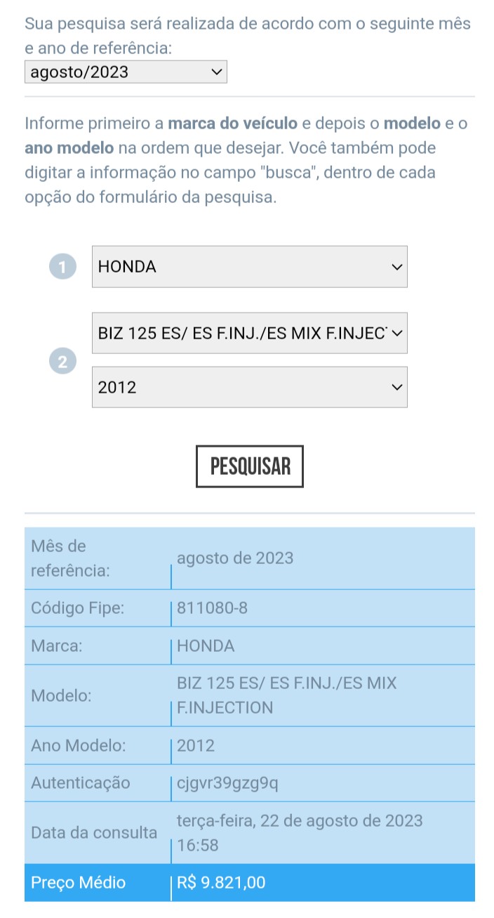 BIZ 125 ES - 2012 - CAXIAS DO SUL