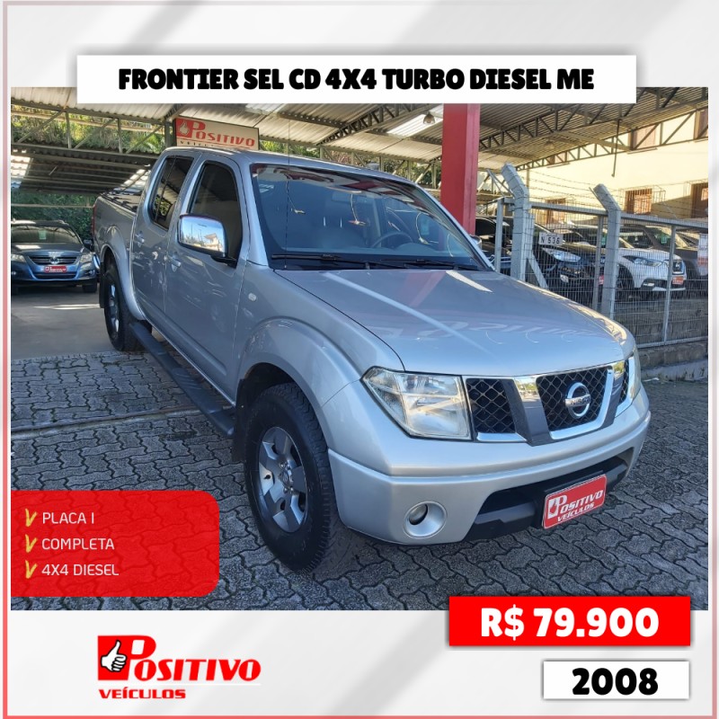 frontier 2.5 sel 4x4 cd turbo eletronic diesel 4p manual 2008 caxias do sul