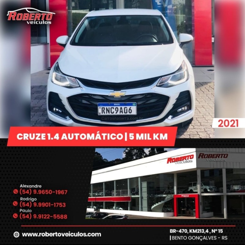 CRUZE 1.4 TURBO LTZ 16V FLEX 4P AUTOMÁTICO