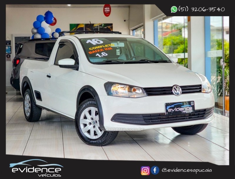 VOLKSWAGEN SAVEIRO 1.6 CROSS CE 8V 2014, EVIDENCE VEICULOS