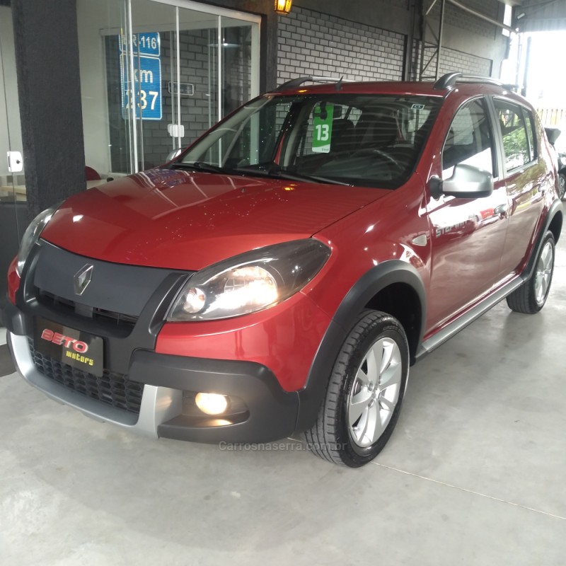 SANDERO 1.6 STEPWAY 16V FLEX 4P MANUAL - 2013 - NOVO HAMBURGO