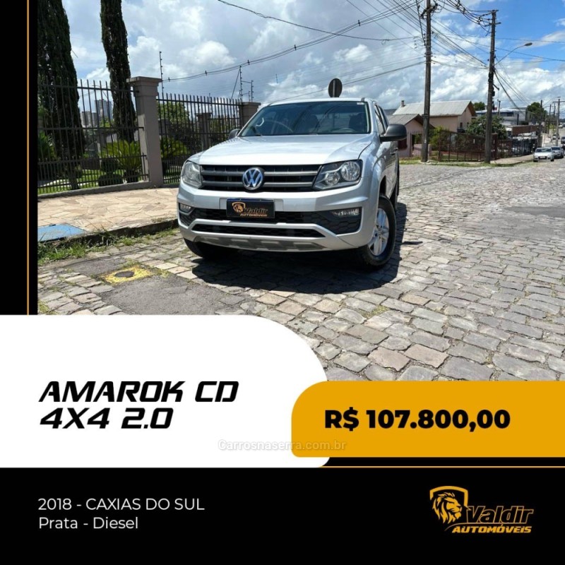 amarok 2.0 4x4 cd 16v turbo intercooler diesel 4p manual 2018 caxias do sul