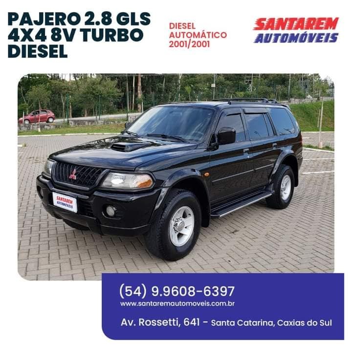 pajero 2.8 gls 4x4 8v turbo diesel 4p automatico 2001 caxias do sul