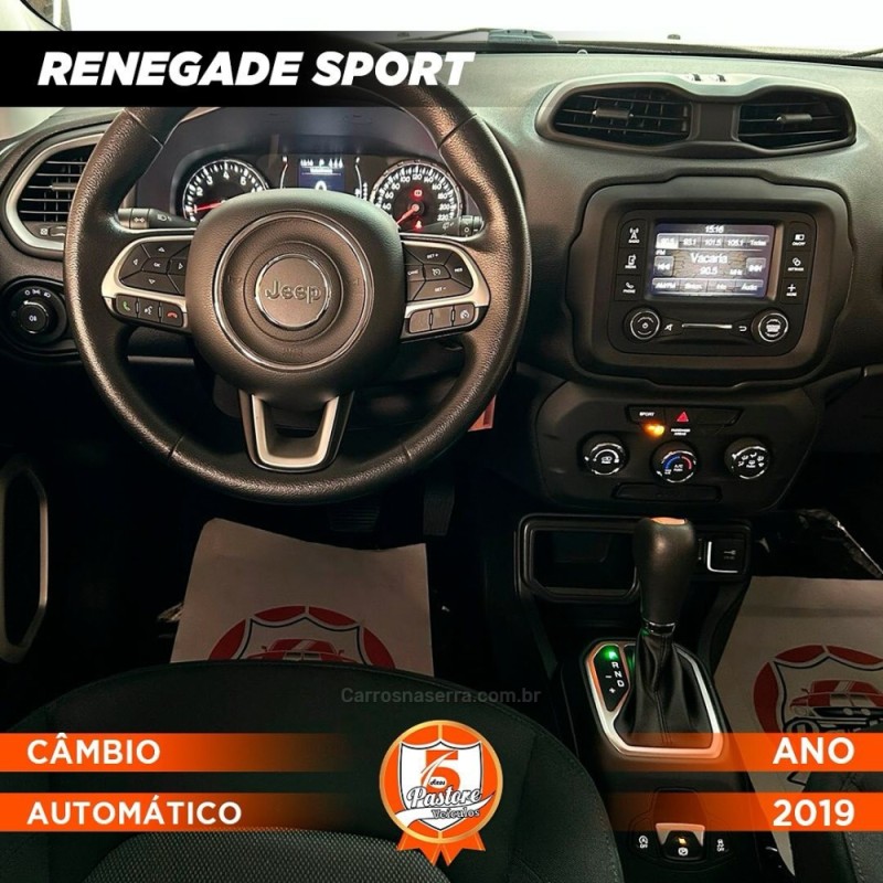 RENEGADE 1.8 16V FLEX SPORT 4P AUTOMÁTICO - 2019 - VACARIA